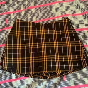 Haze Hamilton plaid mini skirt